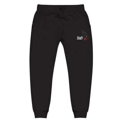 Embroidered Fleece Sweatpants – Minimal 'XO' Joggers